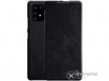 Nillkin QIN álló, bőr hatású flip tok Samsung Galaxy S10 Lite (SM-G770F) készülékhez, fekete