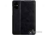 Nillkin QIN álló, bőr hatású flip tok Samsung Galaxy S20 Plus (SM-G985F) készülékhez, fekete