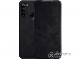 Nillkin QIN álló, bőr hatású flip tok Xiaomi Redmi Note 8T készülékhez, fekete