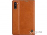 Nillkin QIN álló bőr tok Samsung Galaxy Note 10 (SM-N970F) készülékhez, barna