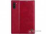 Nillkin QIN álló bőr tok Samsung Galaxy Note 10 (SM-N970F) készülékhez, piros