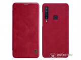 Nillkin QIN álló műbőr tok Samsung Galaxy A9 (2018) SM-A920 készülékhez, piros