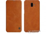 Nillkin QIN álló műbőr tok Samsung Galaxy J6 Plus (J610F) készülékhez, barna