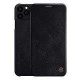 Nillkin QIN Apple iPhone 11 Pro tok álló (Flip, oldalra nyíló, bankkártya tartó) fekete