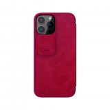 Nillkin Qin Book Pro Apple iPhone 13 Pro Max tok kameravédővel piros (226692) (nillkin226692) - Telefontok
