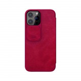 Nillkin Qin Book Pro piros tok kameravédővel Apple iPhone 13 Pro Max  készülékhez (226692) (124914) - Telefontok