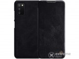 Nillkin QIN bőr hatású álló tok Samsung Galaxy A03s (SM-A037F) készülékhez, fekete