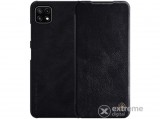Nillkin QIN bőr hatású álló tok Samsung Galaxy A22 5G (SM-A226) készülékhez, fekete