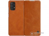 Nillkin QIN bőr hatású álló tok Samsung Galaxy A32 4G (SM-A325) készülékhez, barna