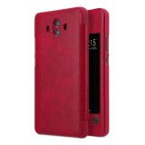Nillkin QIN Huawei Mate 10 tok álló (aktív Flip, oldalra nyíló, S-View Cover) piros