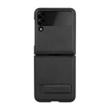 Nillkin Qin Leather Pro Samsung Z Flip 4 5G tok fekete (038416) (NI038416) - Telefontok