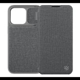 Nillkin Qin Pro Apple iPhone 14 Pro Max Flip tok - Szürke (GP-126225)