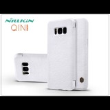Nillkin Qin Samsung G955F Galaxy S8 Plus oldalra nyíló flipes tok fehér (NL138605) (NL138605) - Telefontok