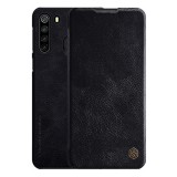 Nillkin QIN Samsung Galaxy A21 (SM-A210F) tok álló (Flip, oldalra nyíló, bankkártya tartó) fekete