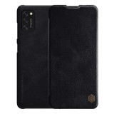 Nillkin QIN Samsung Galaxy A41 (SM-A415F) tok álló (Flip, oldalra nyíló, bankkártya tartó) fekete