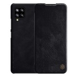 Nillkin QIN Samsung Galaxy A42 (SM-A425F) tok álló (Flip, oldalra nyíló, bankkártya tartó) fekete