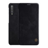 Nillkin QIN Samsung Galaxy A7 (2018) SM-A750F tok álló (Flip, oldalra nyíló, bankkártya tartó) fekete