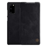 Nillkin QIN Samsung Galaxy Note 20 (SM-N981F) tok álló (Flip, oldalra nyíló, bankkártya tartó) fekete