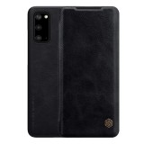 Nillkin QIN Samsung Galaxy S20 (SM-G981U) tok álló (Flip, oldalra nyíló, bankkártya tartó) fekete