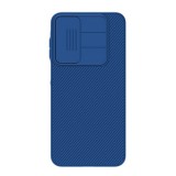 Nillkin Samsung Galaxy A16 5G (SM-A166)  camshield szilikon telefonvédő (ütésállóság, kameravédő, csíkos) sötétkék