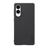 Nillkin Samsung Galaxy S25 Edge (SM-S937) super frosted pro műanyag védő (ütésállóság, gumírozott, érdes felület) fekete