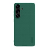 Nillkin Samsung Galaxy S25 Plus (SM-S936) super frosted pro műanyag védő (ütésálló, gumírozott, érdes felület) sötétzöld