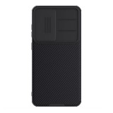 Nillkin Samsung Galaxy S25 (SM-S931) camshield pro szilikon telefonvédő (ütésállóság, kameravédő, csíkos) fekete