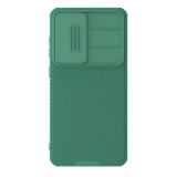 Nillkin Samsung Galaxy S25 (SM-S931) camshield pro szilikon telefonvédő (ütésállóság, kameravédő, csíkos) sötétzöld