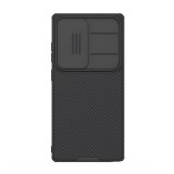Nillkin Samsung Galaxy S25 Ultra (SM-S938) camshield pro szilikon telefonvédő (ütésállóság, kameravédő, csíkos) fekete