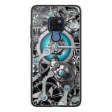 Nillkin SPACETIME védő Huawei Mate 20 szilikon keret (BUMPER, közepesen ütésálló, edzett üveg hátlap, ) fekete