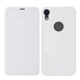Nillkin SPARKLE Apple iPhone XR 6.1 műanyag telefonvédő (bőr hatású Flip, oldalra nyíló, logo kivágás) fehér