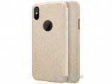 Nillkin SPARKLE műanyag ttok Apple iPhone X (5,8") készülékhez, arany