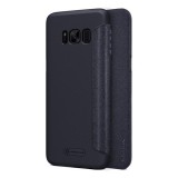 Nillkin Sparkle Samsung Galaxy S8+ flip tok (fekete)