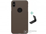 Nillkin SUPER FROSTED műanyag tok Apple iPhone XS Max (6,5") készülékhez, barna