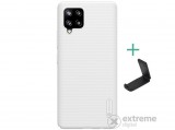 Nillkin Super Frosted műanyag tok Samsung Galaxy A42 5G (SM-A425F) készülékhez, fehér