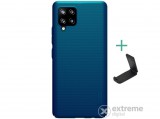 Nillkin Super Frosted műanyag tok Samsung Galaxy A42 5G (SM-A425F) készülékhez, sötétkék