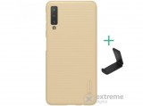 Nillkin SUPER FROSTED műanyag tok Samsung Galaxy A7 (2018) SM-A750F készülékhez, arany