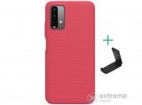 Nillkin Super Frosted műanyag tok Xiaomi Redmi Note 9 4G készülékhez, piros