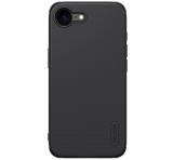 NILLKIN SUPER FROSTED PRO MAGNETIC műanyag telefonvédő (mágneses, ütésállóság, gumírozott) FEKETE Apple iPhone 16e
