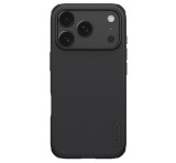 NILLKIN SUPER FROSTED PRO MAGNETIC műanyag telefonvédő (mágneses, ütésállóság, gumírozott) FEKETE Apple iPhone 17 Pro Max