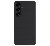 NILLKIN SUPER FROSTED PRO MAGNETIC műanyag telefonvédő (mágneses, ütésállóság, gumírozott) FEKETE Samsung Galaxy S25 (SM-S931)