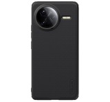 NILLKIN SUPER FROSTED PRO MAGNETIC műanyag telefonvédő (mágneses, ütésállóság, gumírozott) FEKETE Xiaomi Poco F7 Ultra