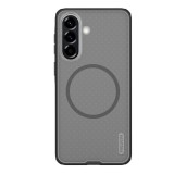 Nillkin Super Frosted PRO Magnetic Samsung Galaxy A57 mágneses műanyag hátlap tok, átlátszó-fekete
