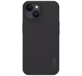 NILLKIN SUPER FROSTED PRO műanyag telefonvédő (közepesen ütésálló, gumírozott, érdes felület) FEKETE Apple iPhone 15