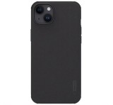 NILLKIN SUPER FROSTED PRO műanyag telefonvédő (közepesen ütésálló, gumírozott, érdes felület) FEKETE Apple iPhone 15 Plus
