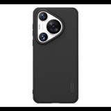 Nillkin SUPER FROSTED PRO műanyag telefonvédő (ütésállóság, gumírozott, érdes felület) FEKETE Huawei Pura 70 Pro (GP-158384) (GP-158384)