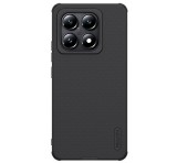 NILLKIN SUPER FROSTED PRO műanyag telefonvédő (ütésállóság, gumírozott, érdes felület) FEKETE Xiaomi 14T 5G