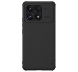 NILLKIN SUPER FROSTED PRO műanyag telefonvédő (ütésállóság, gumírozott, érdes felület) FEKETE Xiaomi Poco F6 Pro 4G