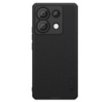 NILLKIN SUPER FROSTED PRO műanyag telefonvédő (ütésállóság, gumírozott, érdes felület) FEKETE Xiaomi Redmi Note 13 Pro 5G
