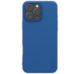 NILLKIN SUPER FROSTED PRO műanyag telefonvédő (ütésállóság, gumírozott, érdes felület) SÖTÉTKÉK Apple iPhone 16 Pro Max